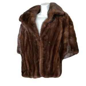❣️Custom Made❣️Mink Stole Shawl Wrap Collar M